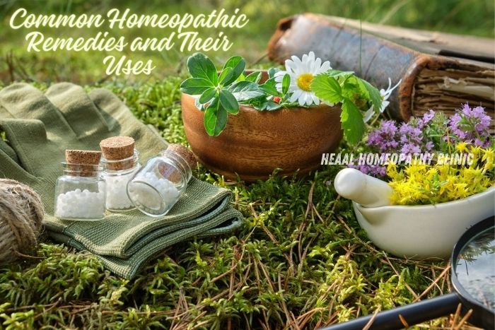 Common homeopathic remedies and their uses at HEAAL Homeopathy Clinic in Chanda Nagar, Hyderabad. Discover natural treatments for various health conditions. Personalized care with effective homeopathic solutions.