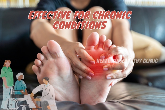 Effective homeopathic treatments for chronic conditions at HEAAL Homeopathy Clinic in Chanda Nagar, Hyderabad. Personalized care for lasting relief from pain and discomfort. Experience natural, holistic healing for improved quality of life