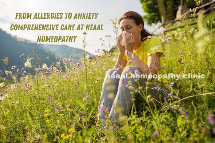 From allergies to anxiety, comprehensive care at HEAAL Homeopathy Clinic in Chanda Nagar, Hyderabad. Personalized homeopathic treatments for holistic health. Experience natural relief and improved well-being with our expert care