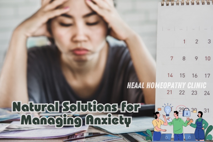 Natural solutions for managing anxiety at HEAAL Homeopathy Clinic in Chanda Nagar, Hyderabad. Discover effective homeopathic treatments to help reduce stress and improve mental well-being