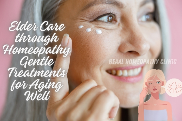 Gentle homeopathic treatments for elder care at HEAAL Homeopathy Clinic in Chanda Nagar, Hyderabad. Promoting healthy aging with personalized care. Experience natural remedies for improved well-being