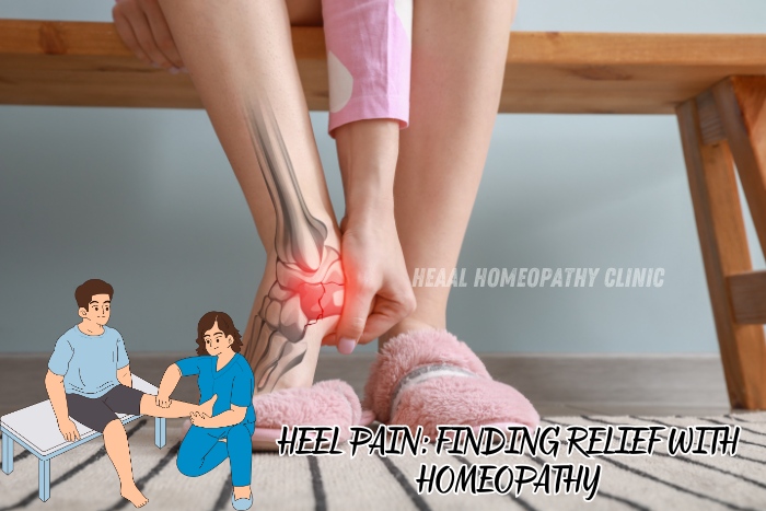 Finding relief from heel pain with homeopathic treatments at HEAAL Homeopathy Clinic, Chanda Nagar, Hyderabad, offering natural and effective solutions