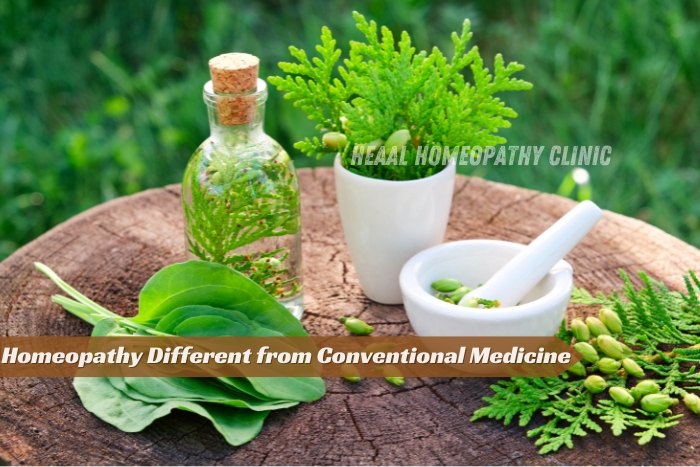 Discover how homeopathy differs from conventional medicine at HEAAL Homeopathy Clinic, Chanda Nagar, Hyderabad. Offering natural and personalized healing solutions. A trusted destination for holistic health care