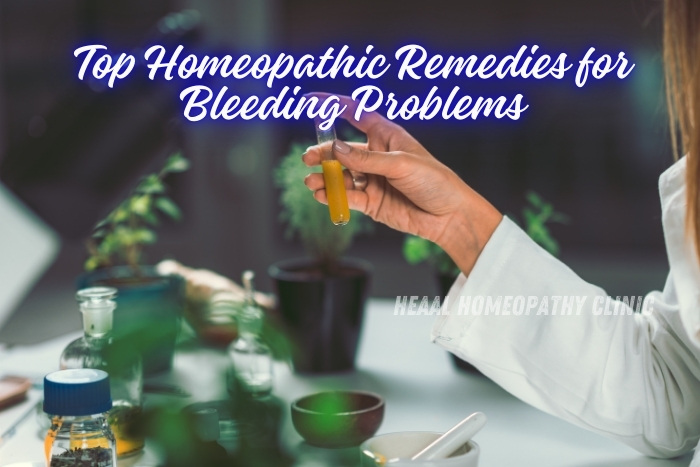 HEAAL Homeopathy Clinic in Chanda Nagar, Hyderabad, provides natural homeopathic treatments for bleeding problems