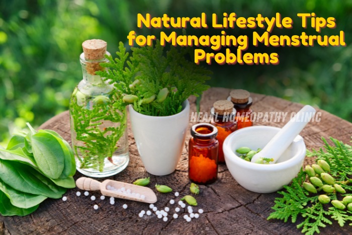 HEAAL Homeopathy Clinic in Chanda Nagar, Hyderabad, homeopathy doctor's provides natural lifestyle tips for managing menstrual problems