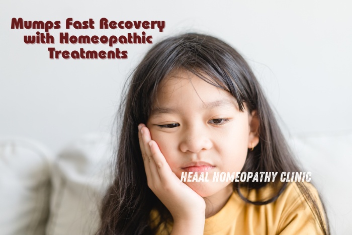 Offers gentle and effective homeopathic treatments for fast mumps recovery at HEAAL Homeopathy Clinic in Chanda Nagar, Hyderabad