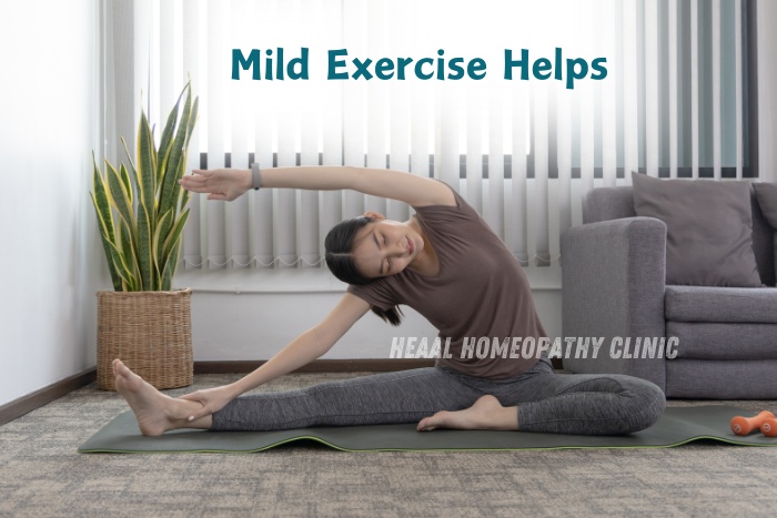 HEAAL Homeopathy Clinic in Chanda Nagar, Hyderabad encourages gentle activity as part of holistic healing