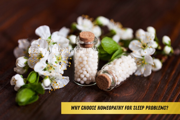 Image highlights safe, gentle treatment options for insomnia and sleep disorders through homeopathy